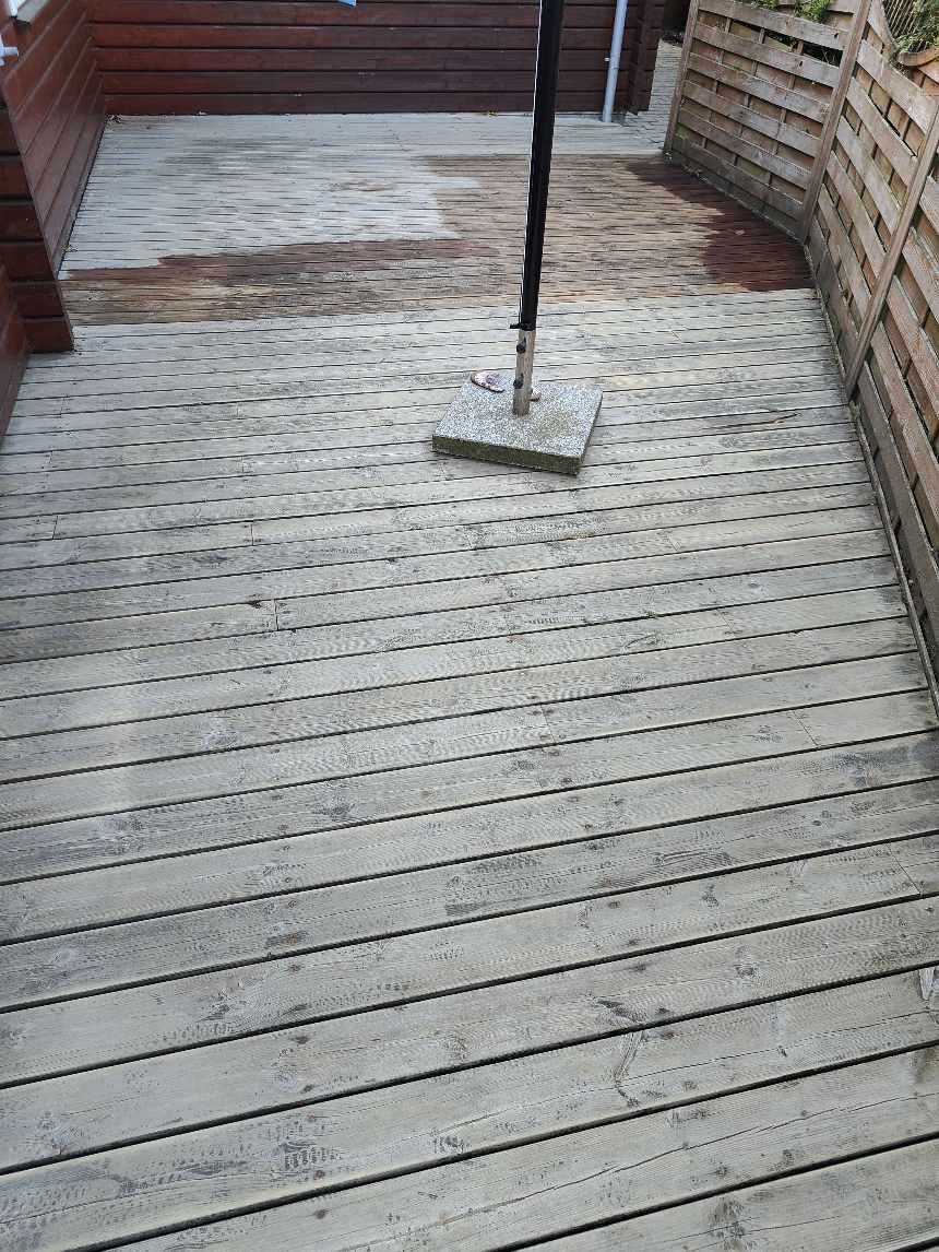 Maling af terrasse
