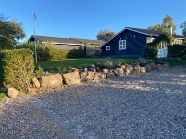 Grasplæne skal tromles. Nogen steder såes på nyt og generelt have lidt kærlighed.