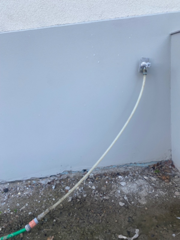 Installering af udendørs vandhane