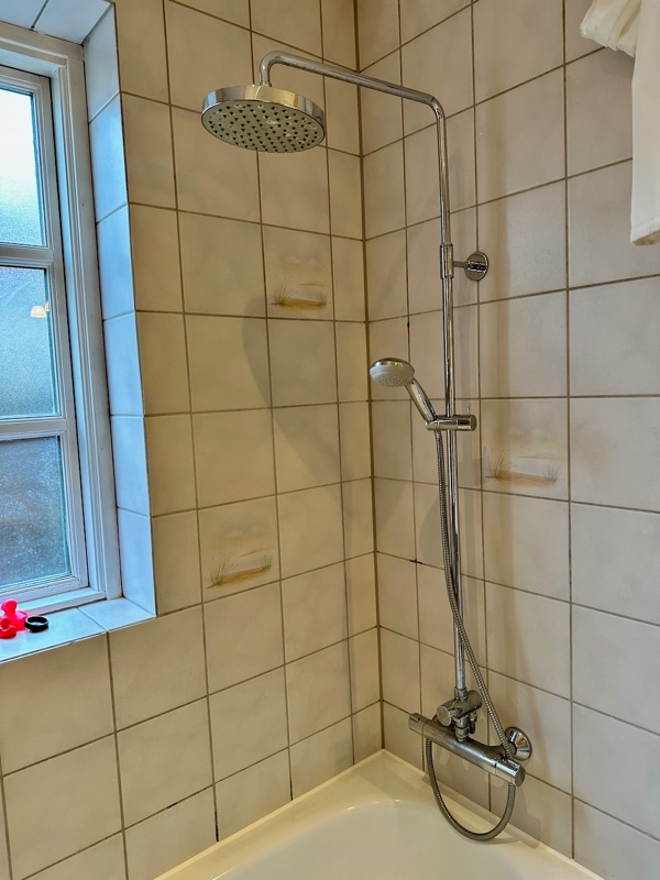 Udskiftning af bruser+termostat til nyt