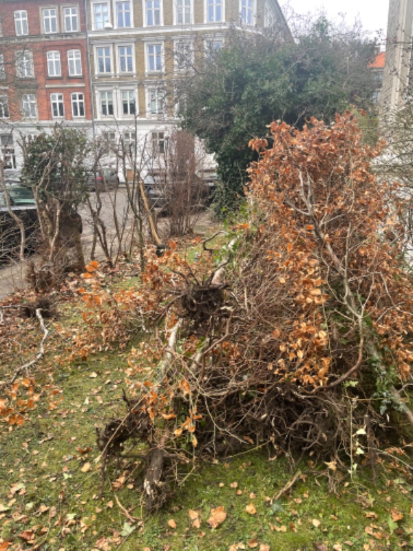 Afhentning af haveaffald til genbrugsstaion