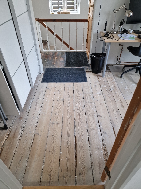 Indkøb og lægge laminatgulv