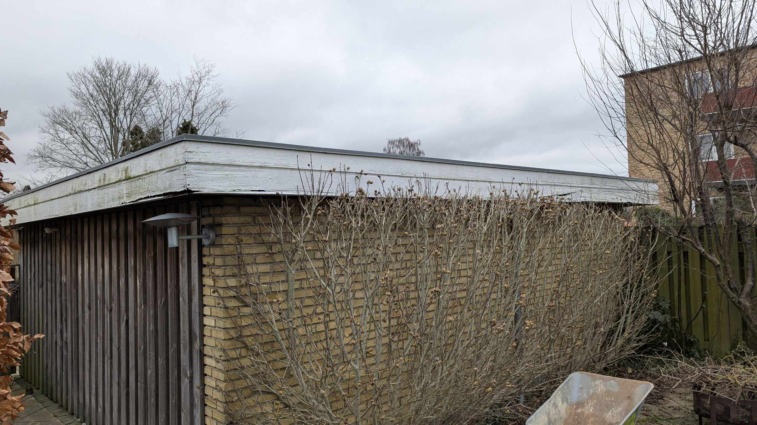 Udskiftning af træ vindskeder på carport