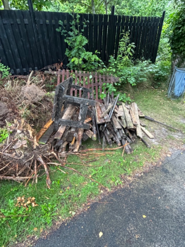 Hente haveaffald mm.