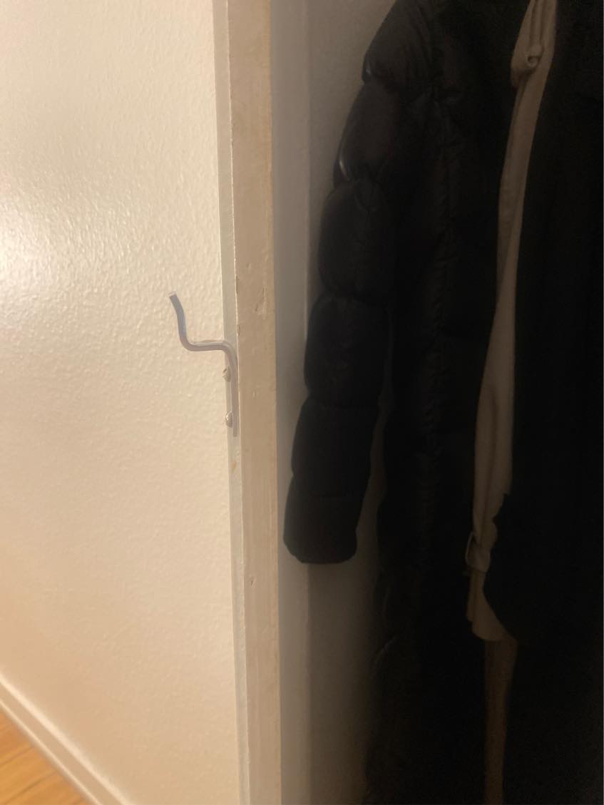 Sætte ny knager på min dør