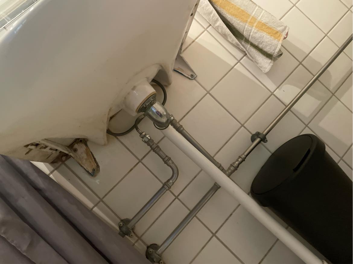 Montering af håndvask