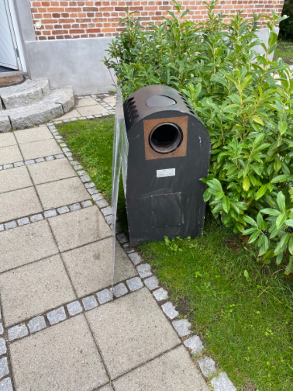 Brændeovn til genbrugsstationen