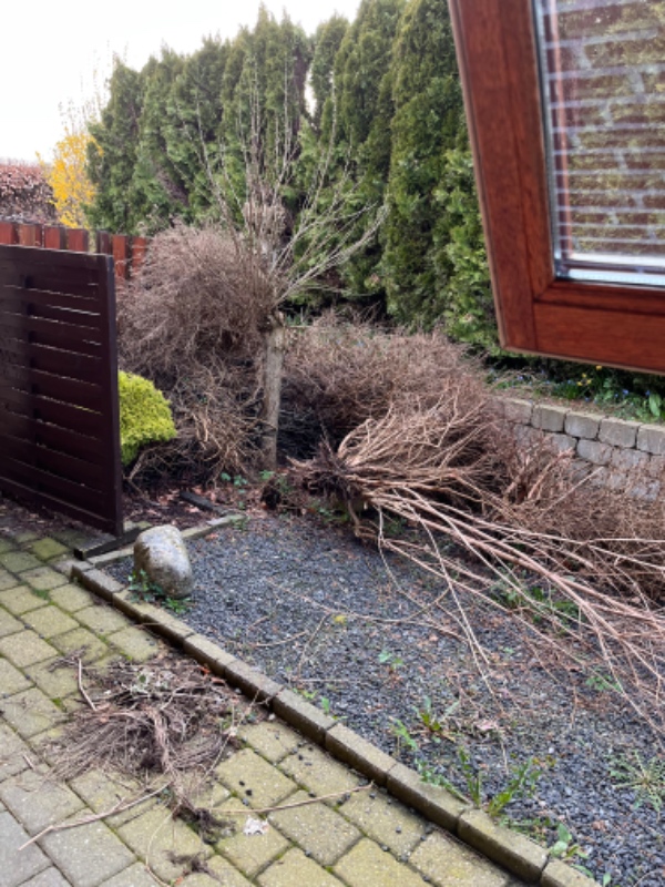 Kørsel af haveaffald og gulv