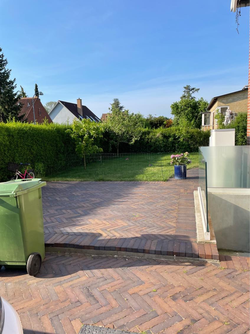 Nedgravning af trampolin