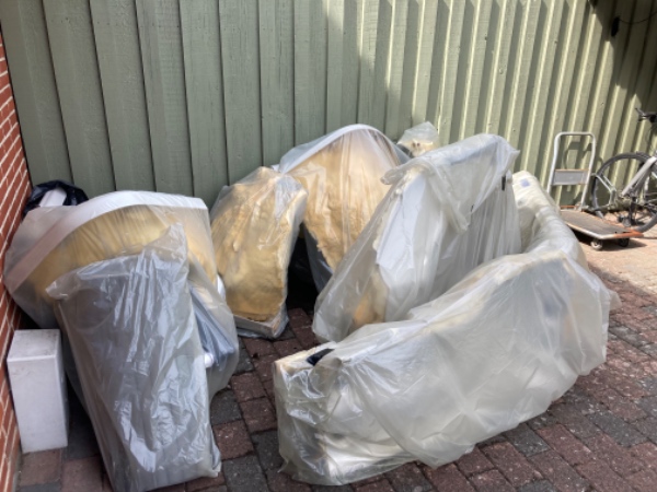 Kørsel til genbrugsstation af demonteret SPA