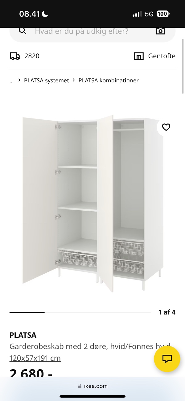 Montering af Ikea platsa skabe