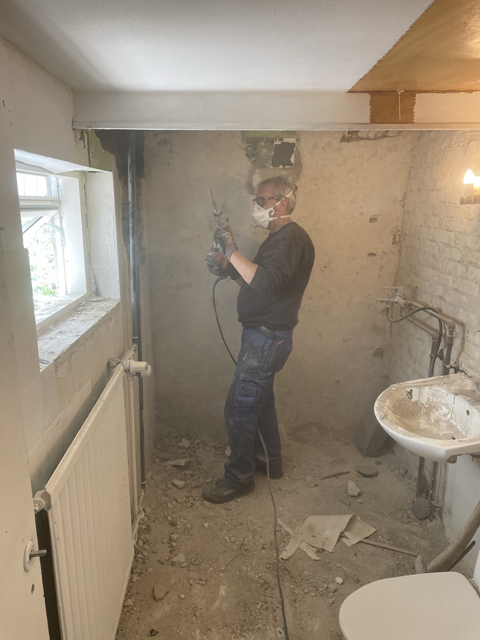 Pudsning af vægge, mv