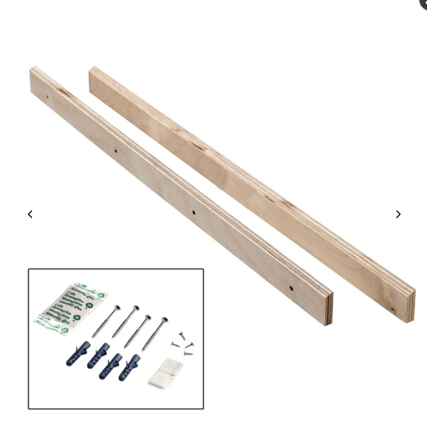 Opsætning af 3 montana reoler på væg