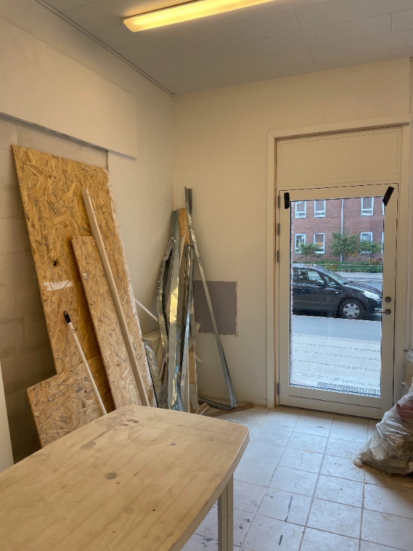 Afhentning af byggeaffald