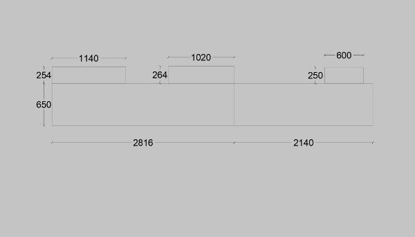 Samling af køkkenbordplader