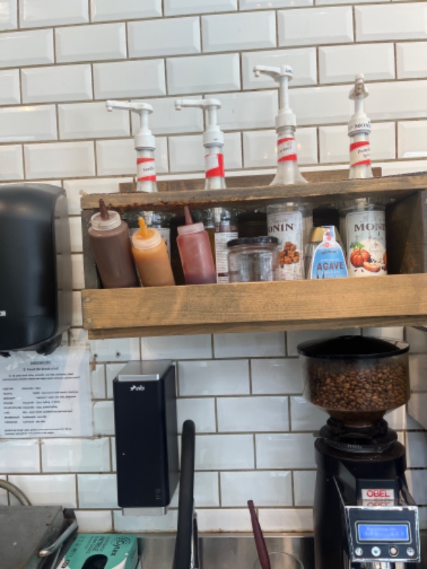 Skal ha hylde skruet af og sættes på og lavet bladerne