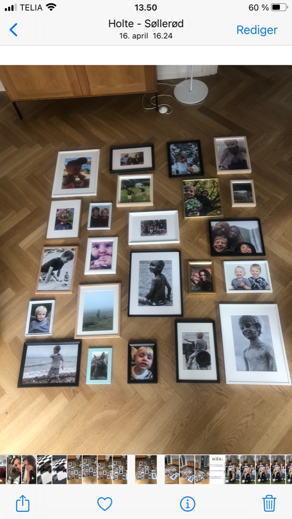 Ophængning af billedevæg