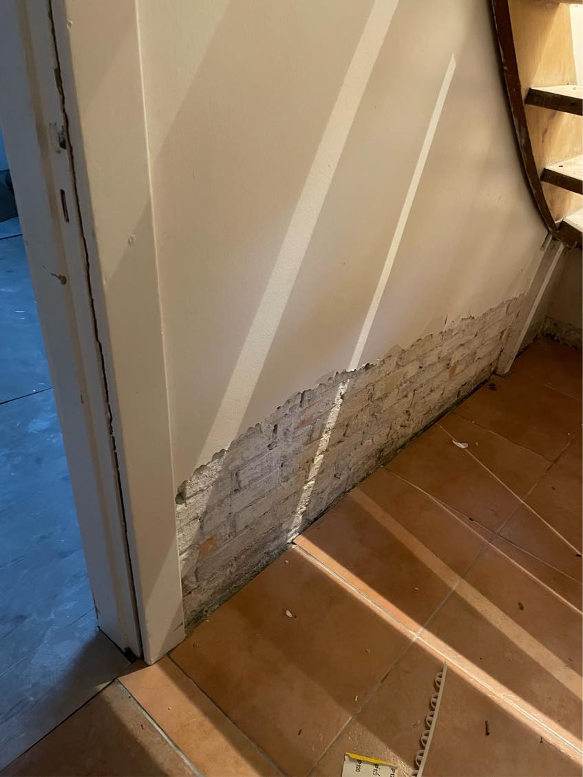 Muring af vægge med skalflex multirep