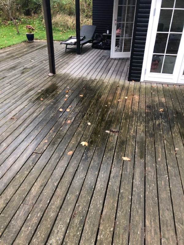Udskiftning af 80 kvm træterrasse ved sommerhus