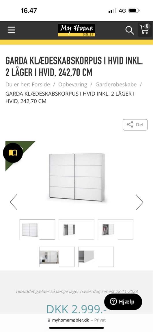 Stor skab