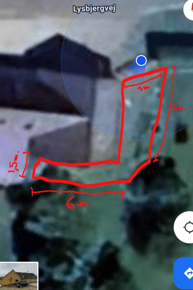 Fjernelse af jord/perlesten