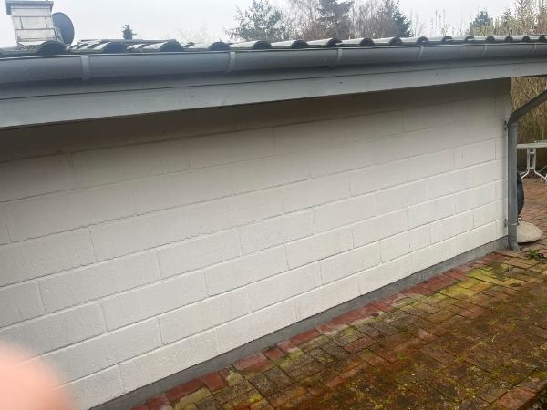 Pudsning/Kalkning af gasbeton sommerhus