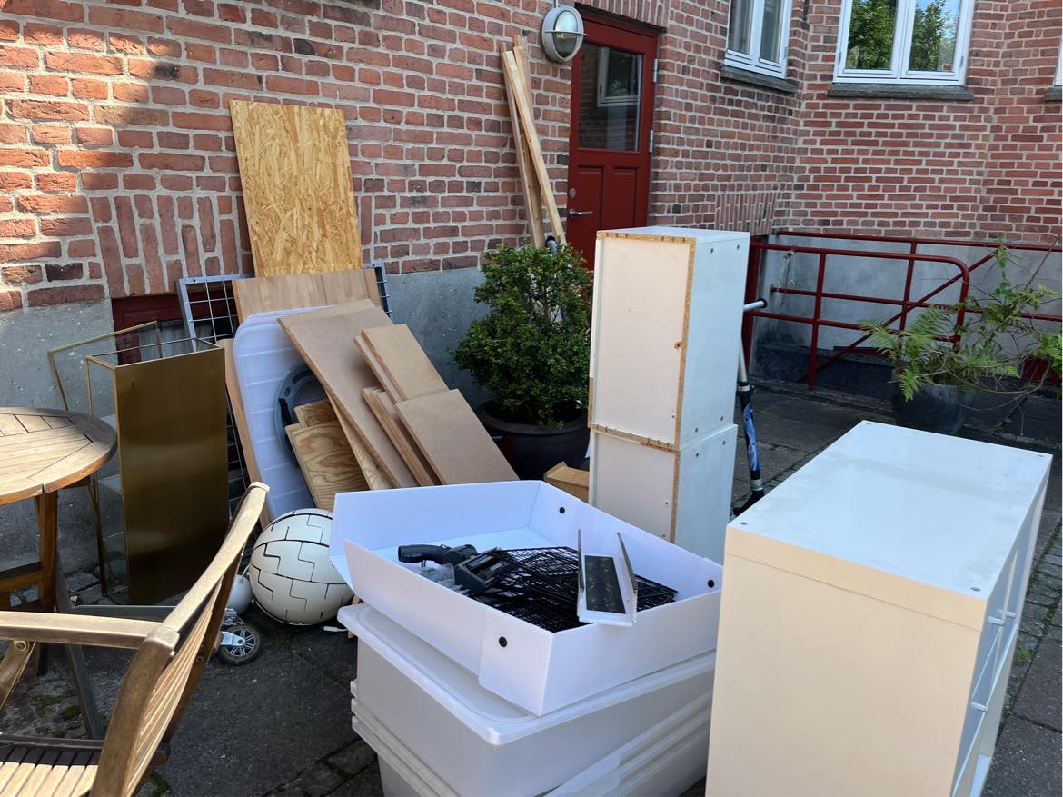 Et blandet læs til genbrugspladsen