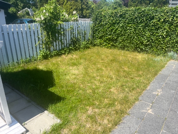 Udgravning til trampolin