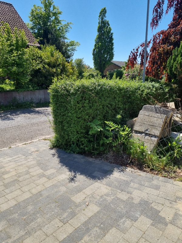 Bortkørsel af betonfliser