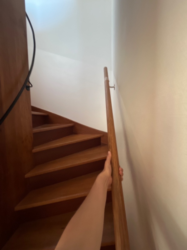 Opsætning af trappegelænder