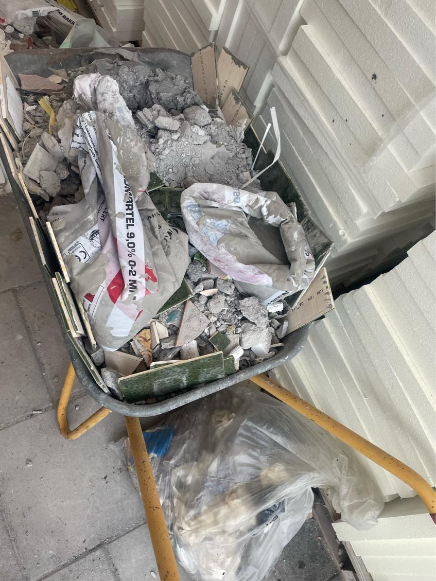 Køre fliser og andet på genbrug