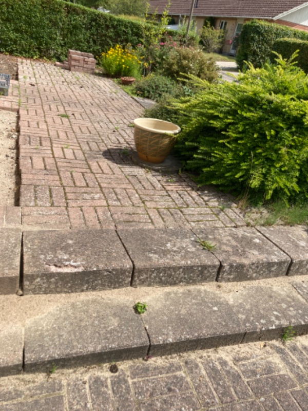 Afhentning af 80m2 betonfliser