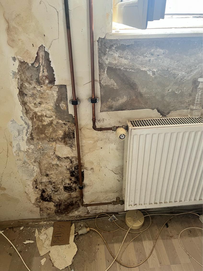 Afmontering af radiator