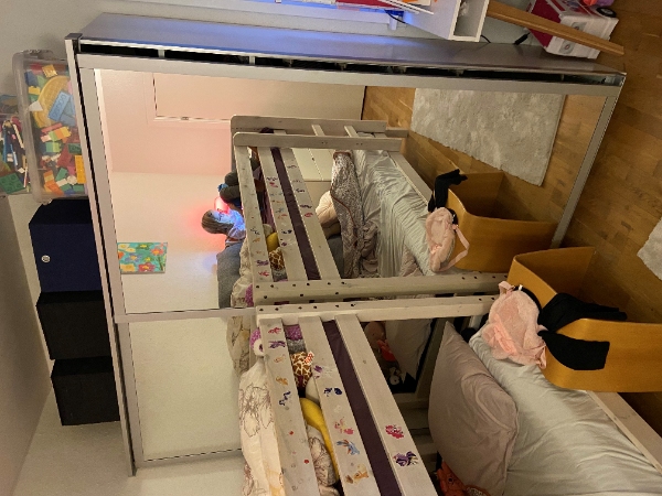 Bortkørsel af dele fra skab