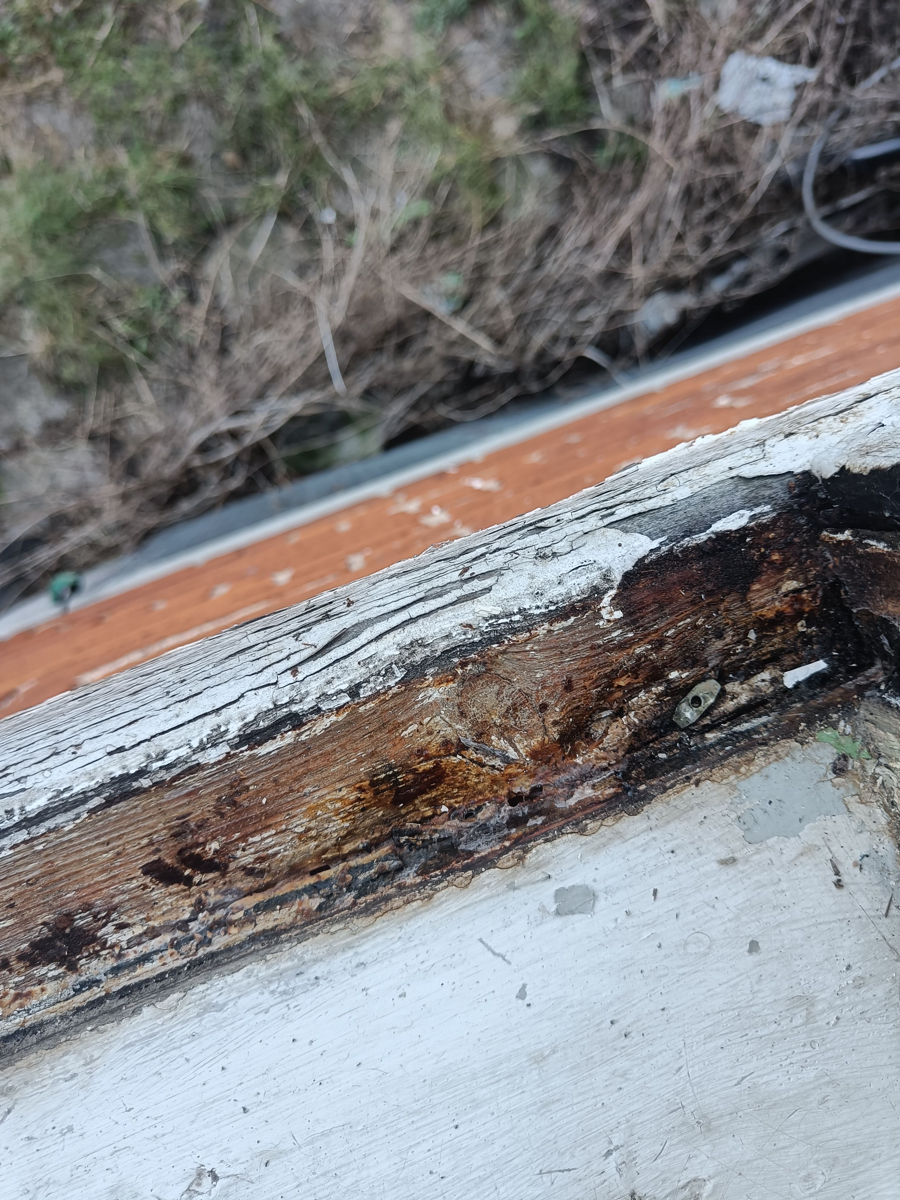 Skiftet vindueskarme samt skiftet 2 vinduer
