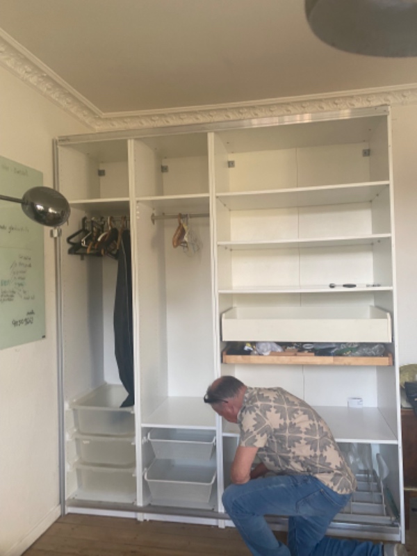 Samlet stort pax Ikea skab