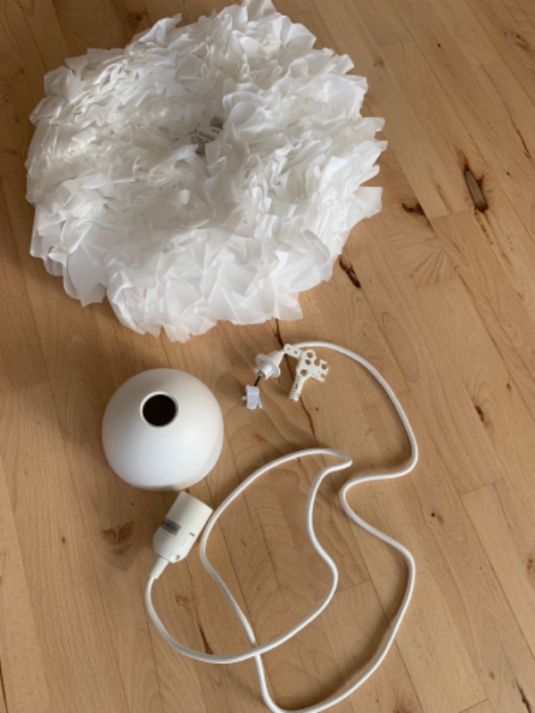 Monteret tre loftlamper