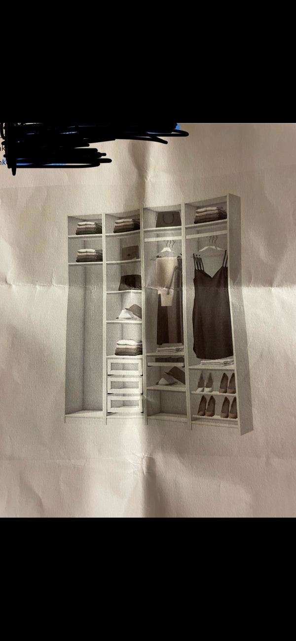 Samling af Ikea skab