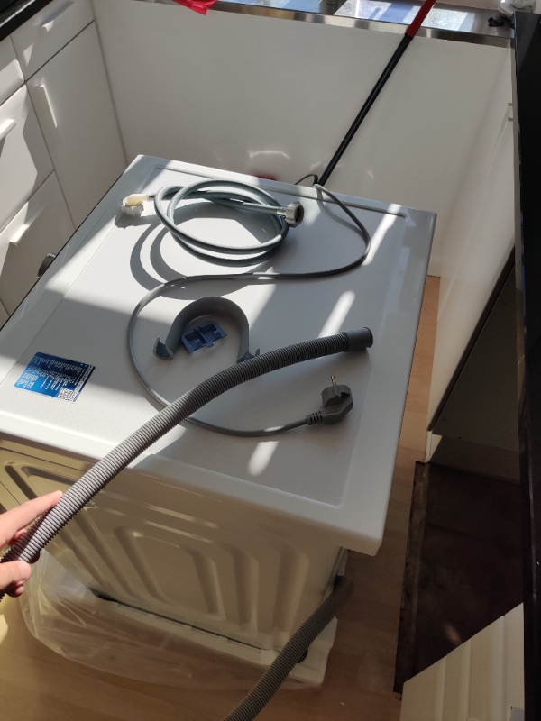 Installation af vaskemaskine