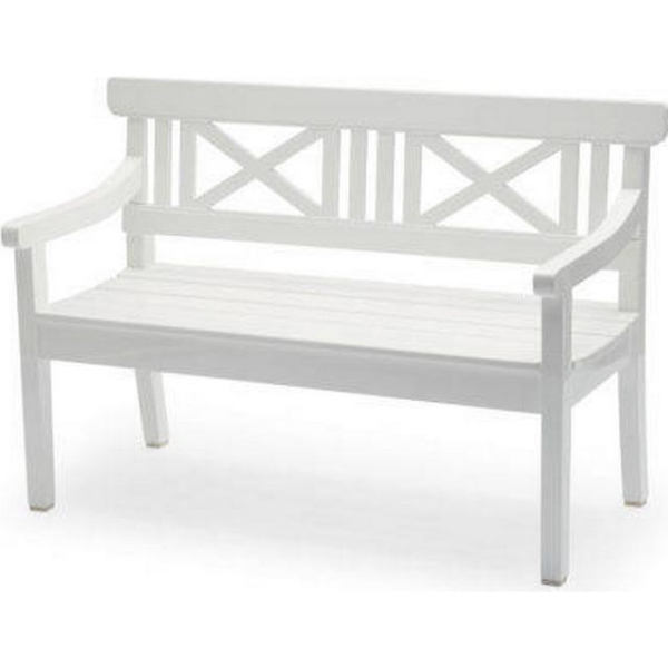 Malet havebord og havebænk