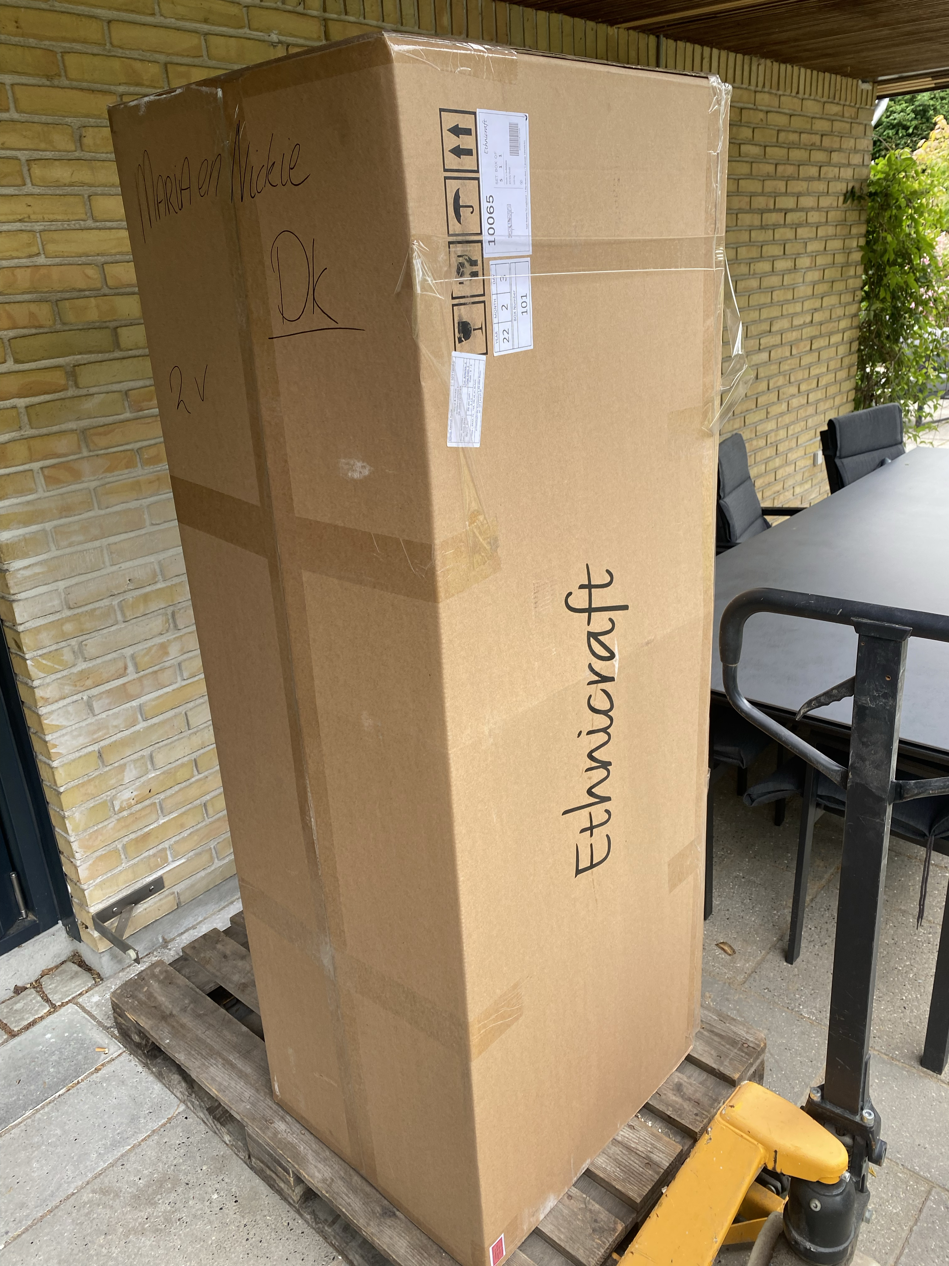 Flytte en skænk fra en adresse til en anden