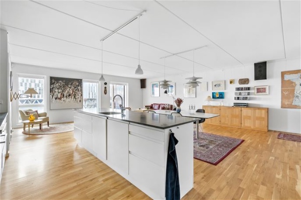 Montering af køkken fronten