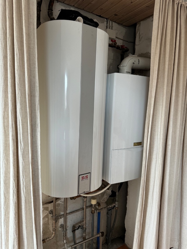 Montering af brugt gasfyr