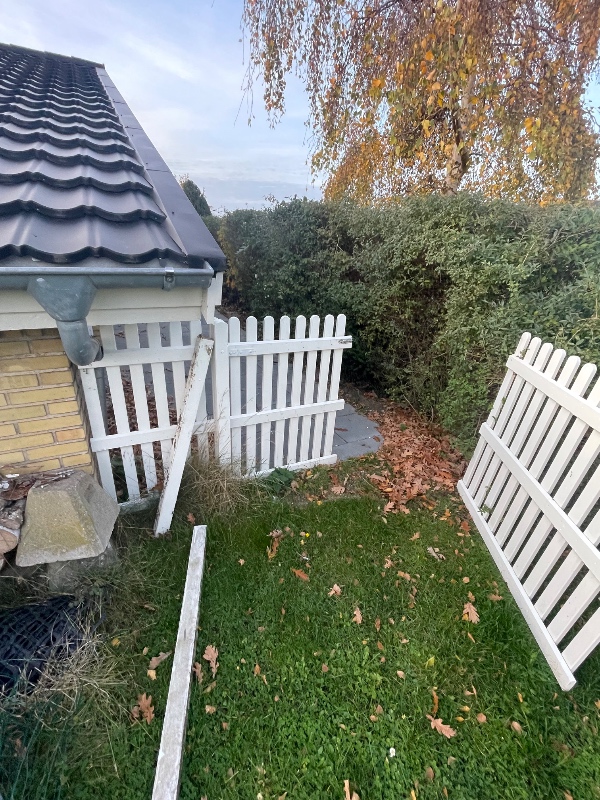 Opsætning af hegn/låge