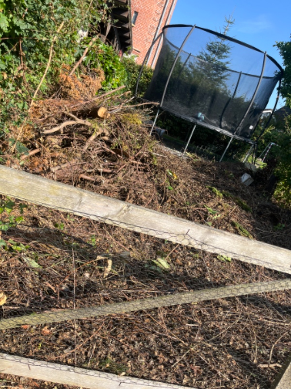 Fjernelse af haveaffald