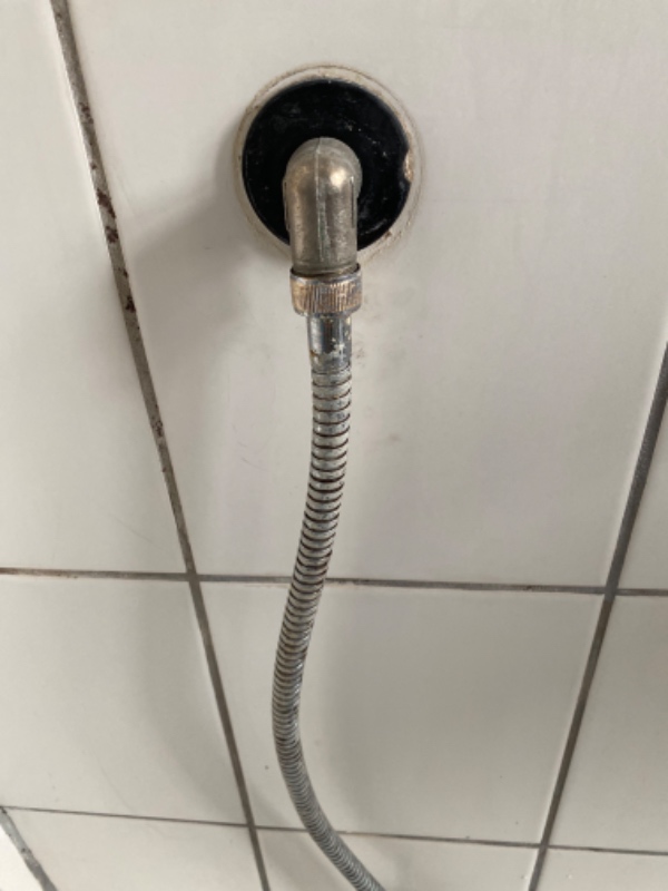 Jeg skal have skiftet bruseslange på min bruser