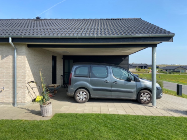 Nedgravning af trampolin