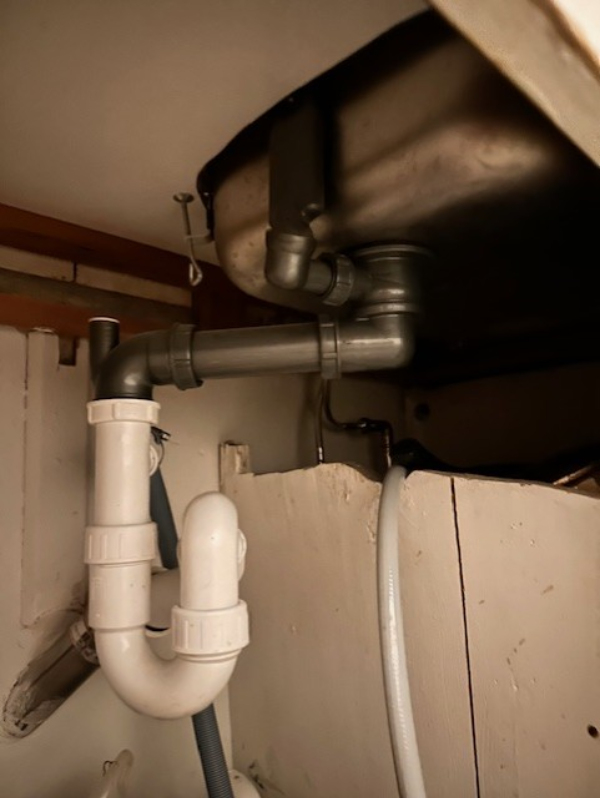 Installation opvaskemaskine (fjerne skab, EL og VVS)