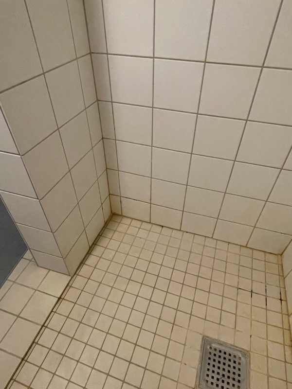Rengøring på bruserummet + fjerne skimmelsvamp