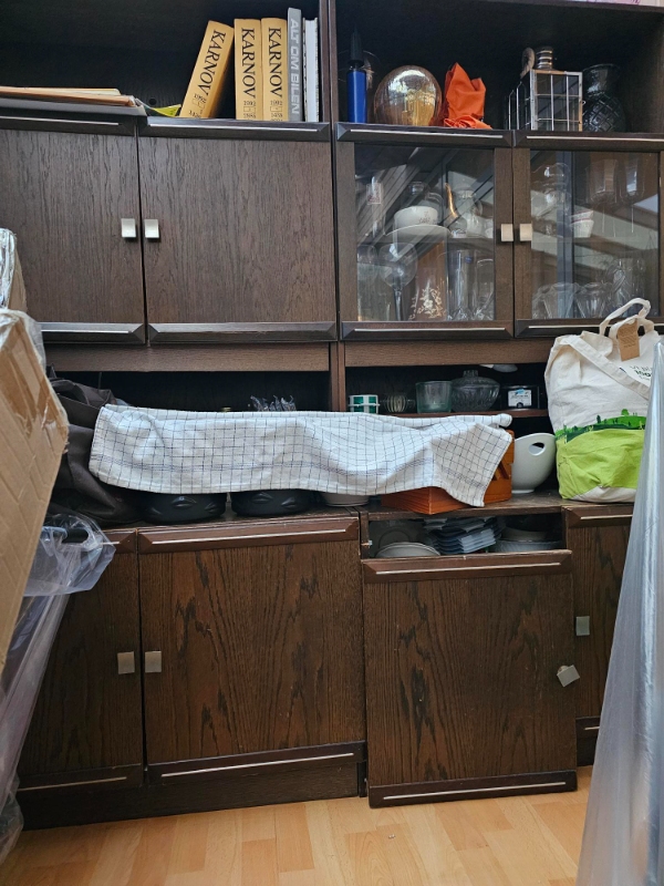 Smide 2 skabe på genbrugspladsen